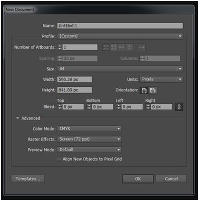 illustration settings