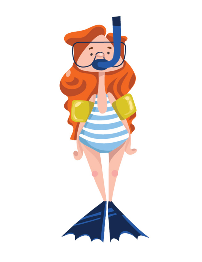 tutorial summer illustration