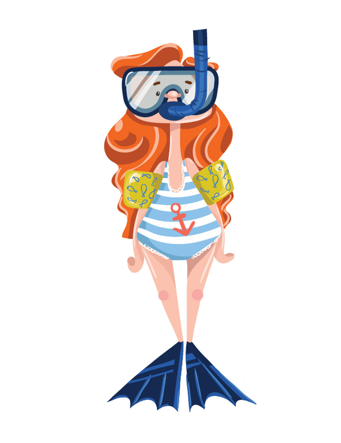 tutorial summer illustration