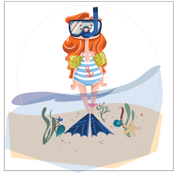 tutorial summer illustration