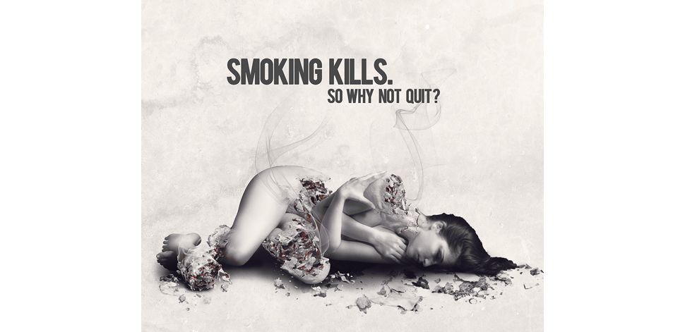 How to Create an Anti-Smoking Ad Concept with Photoshop