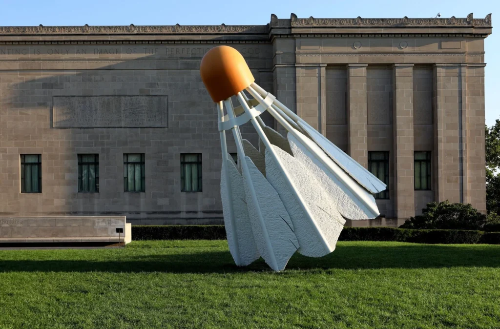 Pop art installation by Claes Oldenburg