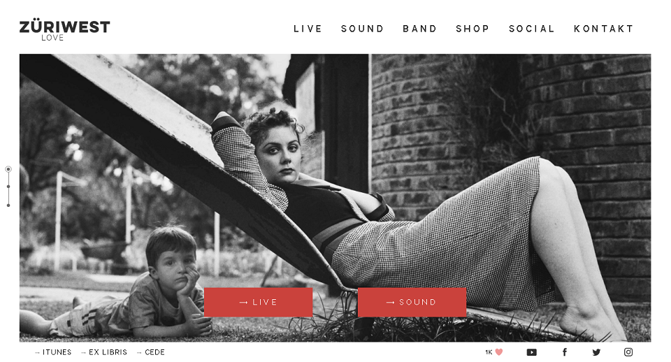 Websites with Large Background Images