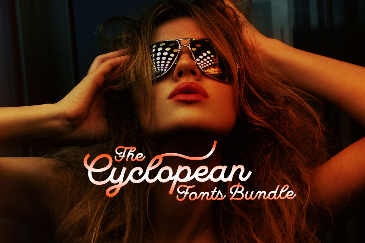 Stack Your Visual Design Closet with the Cyclopean Fonts Bundle