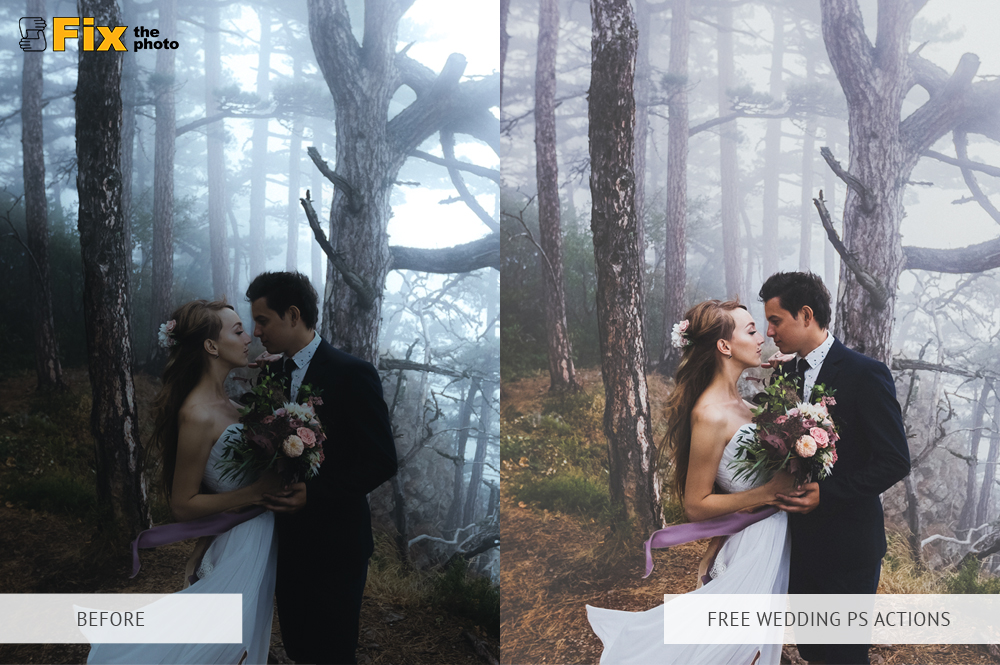 preview image, Free Photoshop Actions For Wedding