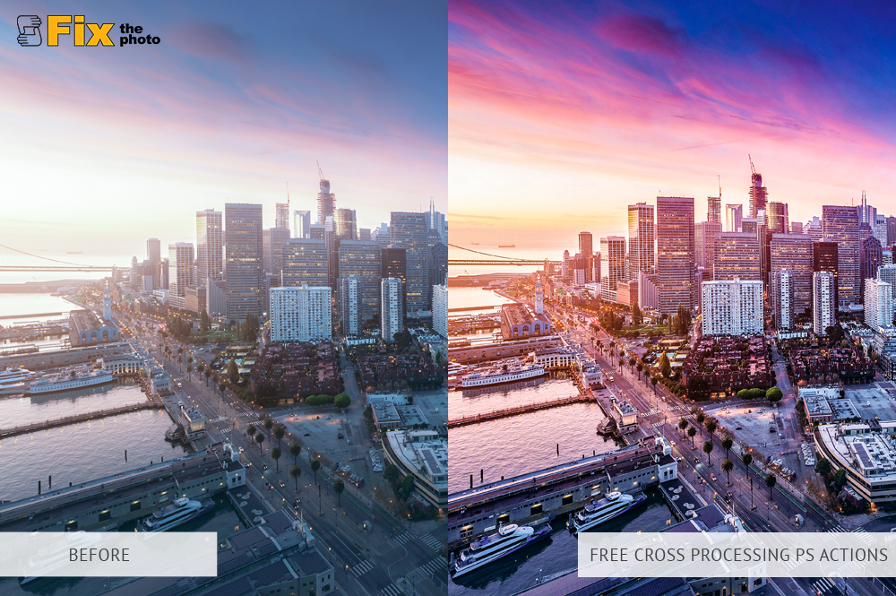 preview image, Free Cross Processing PS Actions, Enhancing Photoshop Actions
