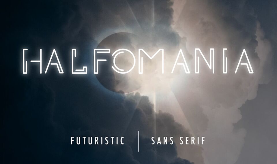 Futuristic Designs and Fonts - Halfomania
