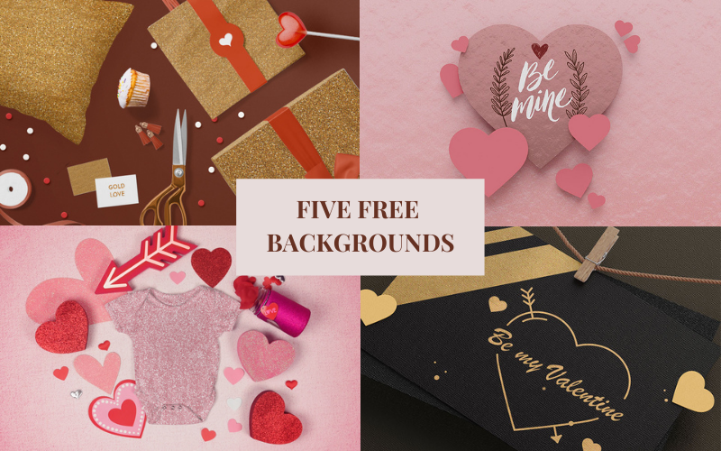 Five FREE Backgrounds To Get Your Creative Juices Flowing!