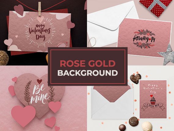 Rose Gold Free Background