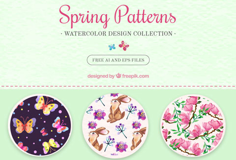 Spring Background Patterns for Free