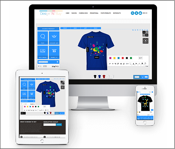 process of creating designs