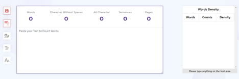 Preview Of Word Counter Tool