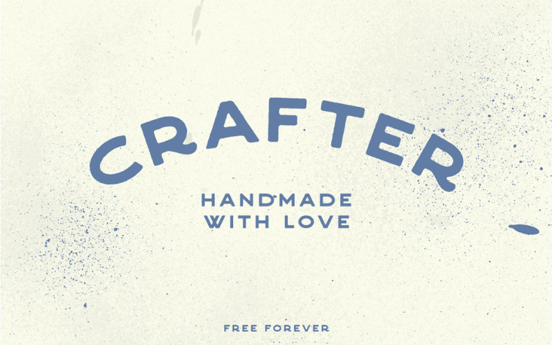 Crafter font - the seasons font
