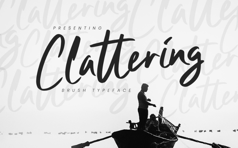 clattering font - the top christmas fonts
