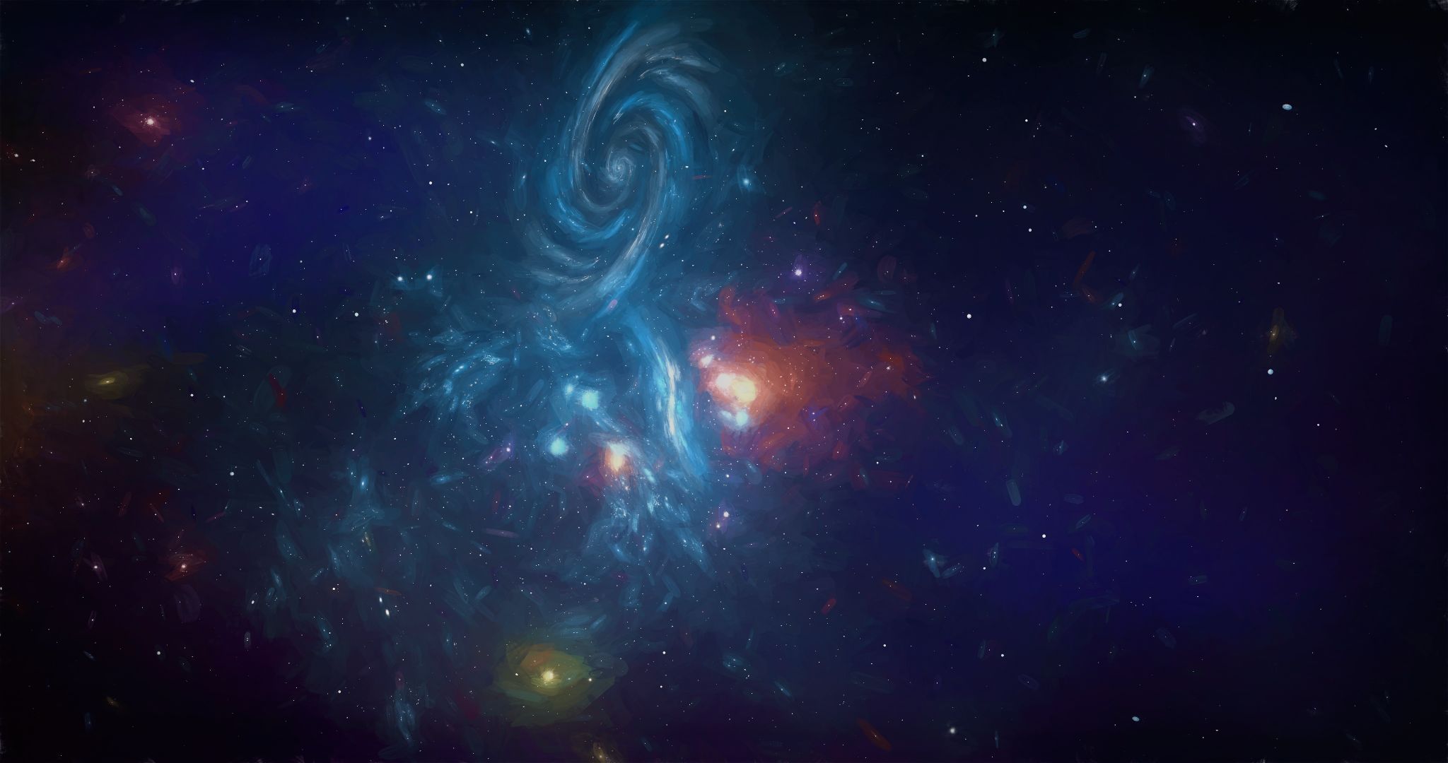 futuristic space background