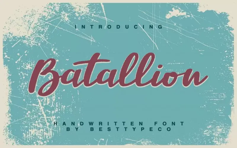 Batallion font