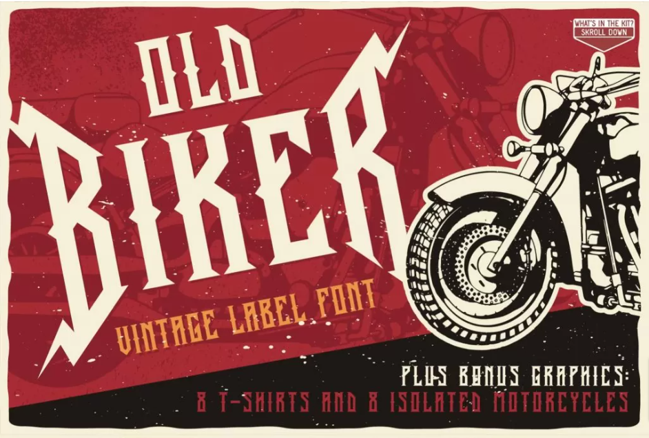 old-biker-fonts