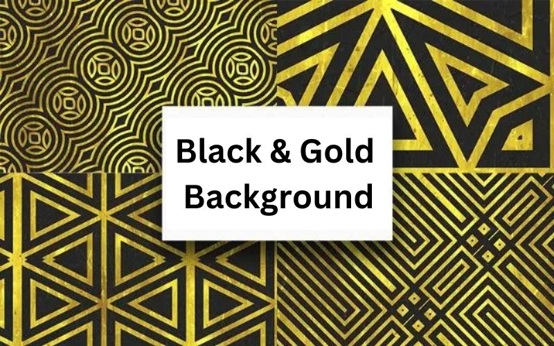 Black and gold background