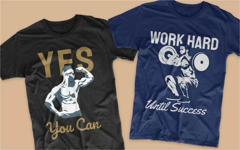 Fitness themed designs
