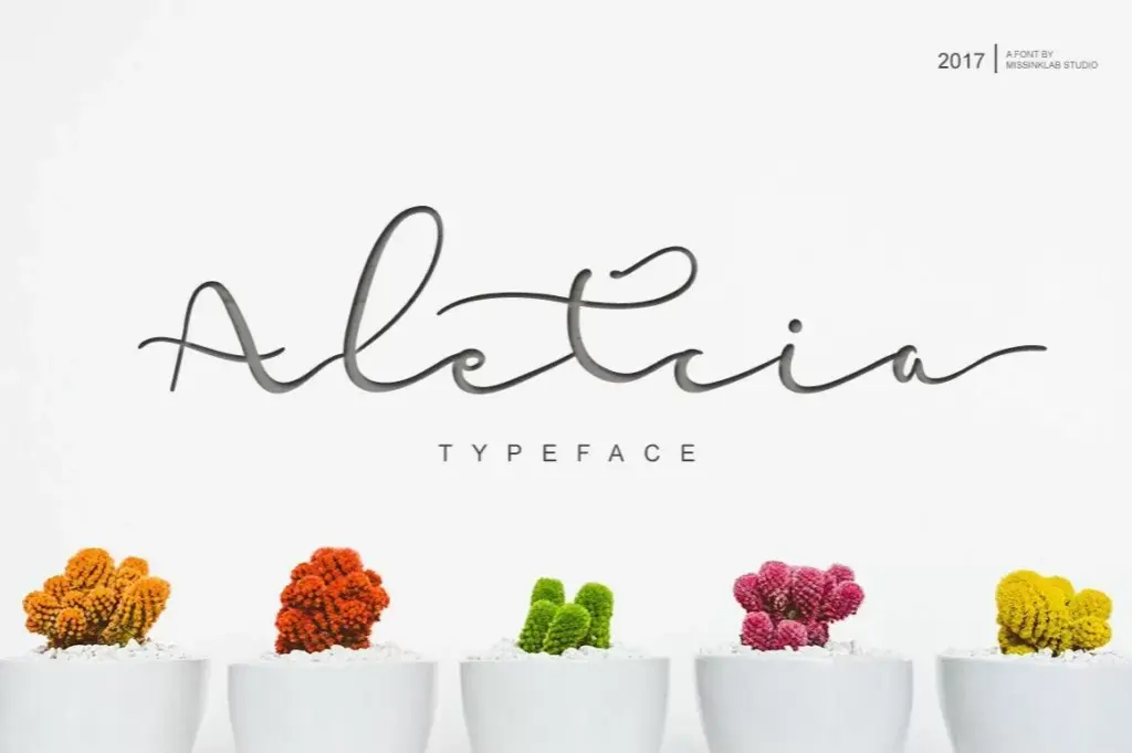 Aletcia free fonts for commercial use, Premium Free fonts