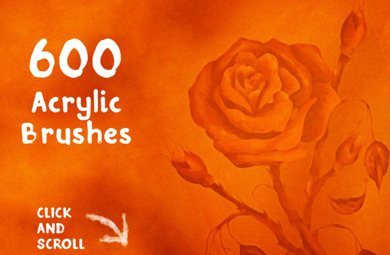 Acrylic Photoshop Brushes