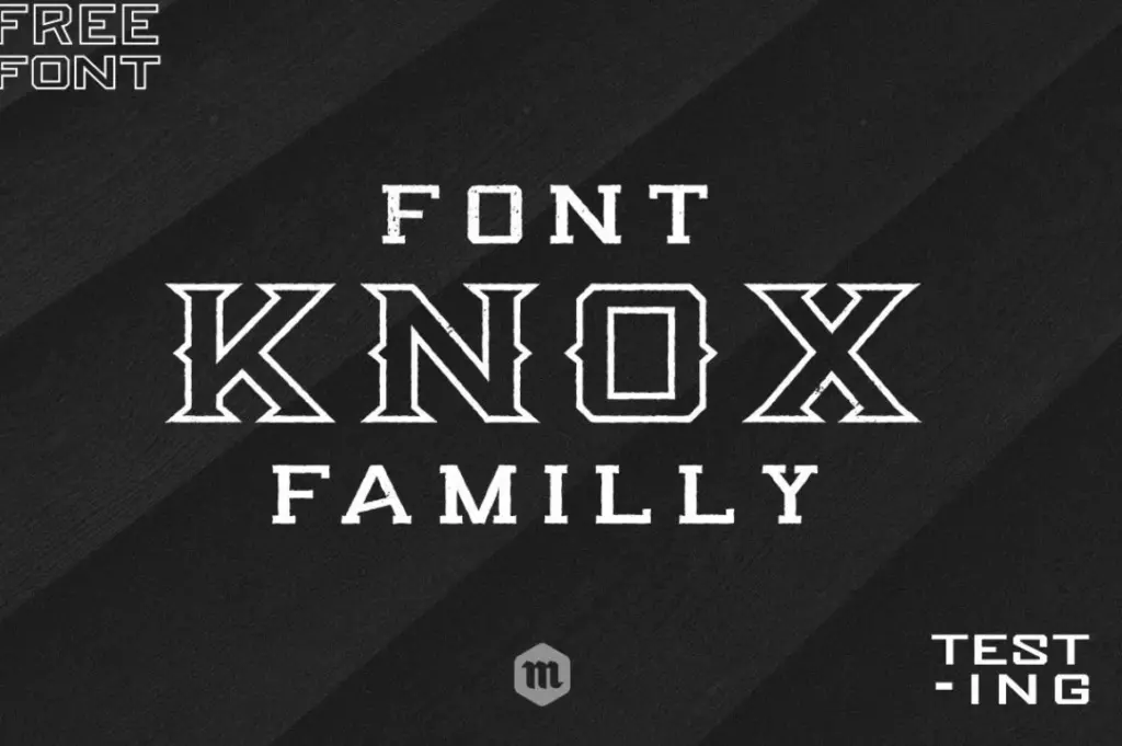 Knox Serif Font, Free font for commercial use