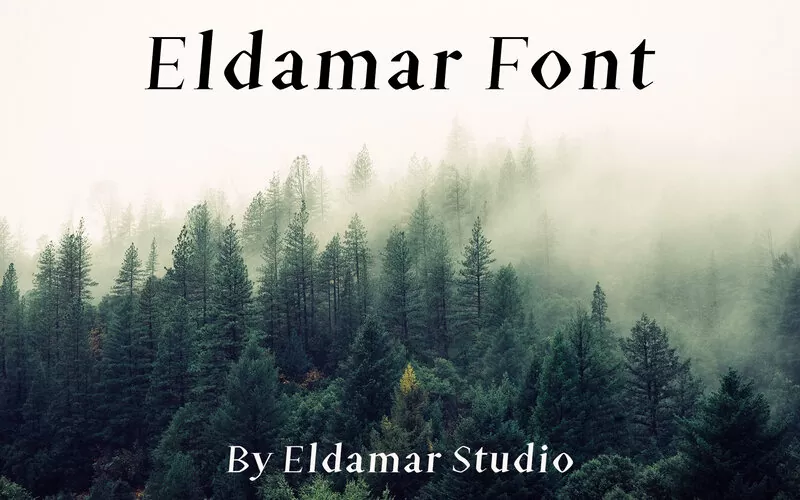 preview image, Eldamar Font