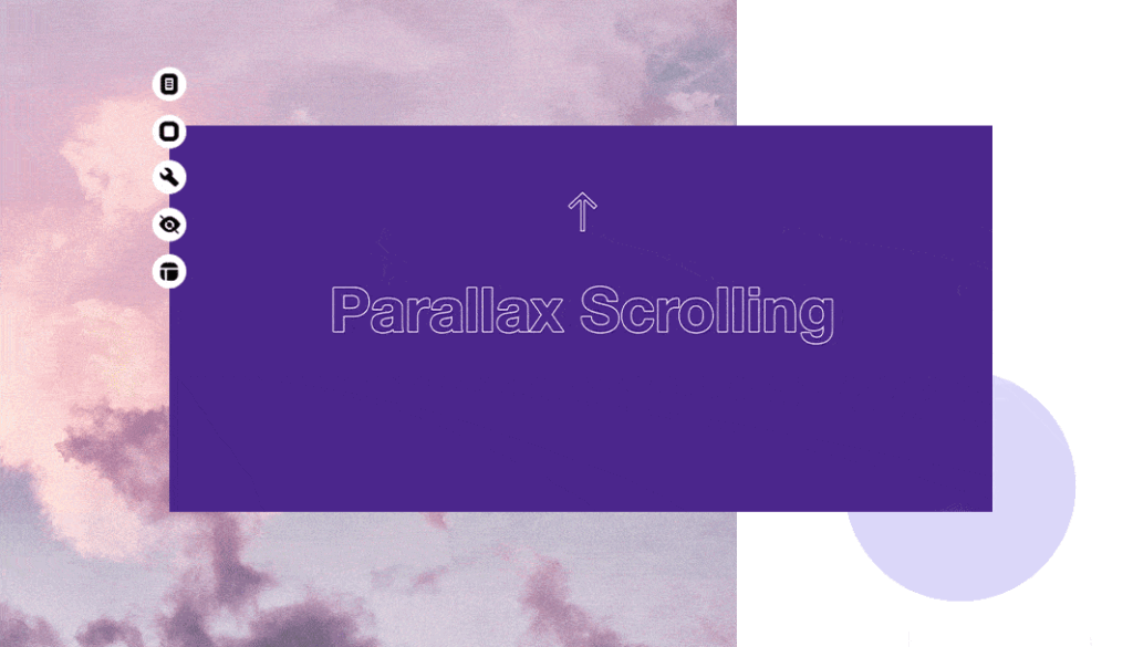 Parallax Scrolling trends in web design 2024