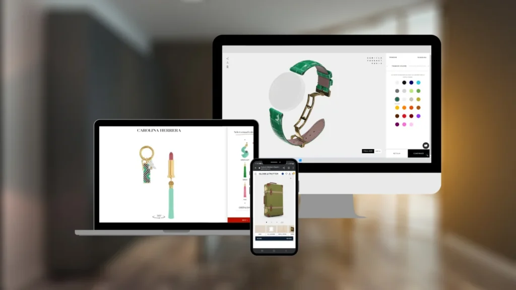 trends in web design - 3D product view