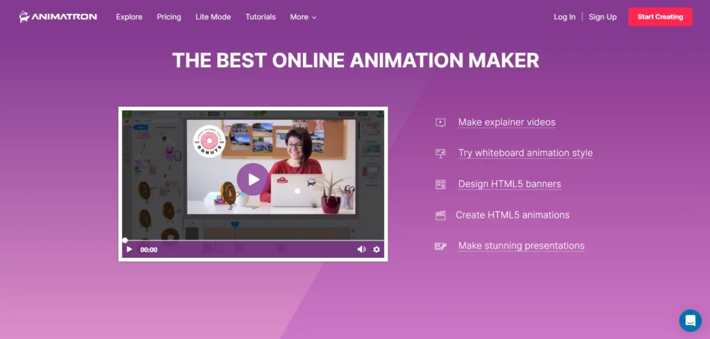 web development tools - Animatron