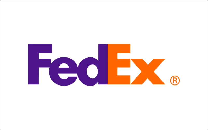 fedex logo's negative space art