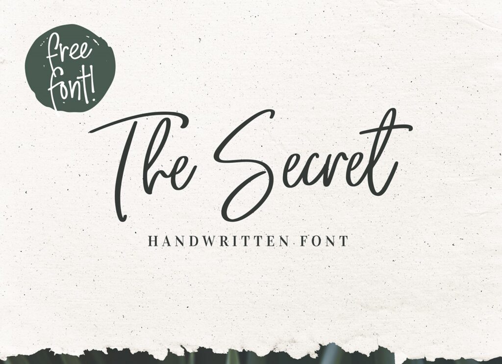 secret font