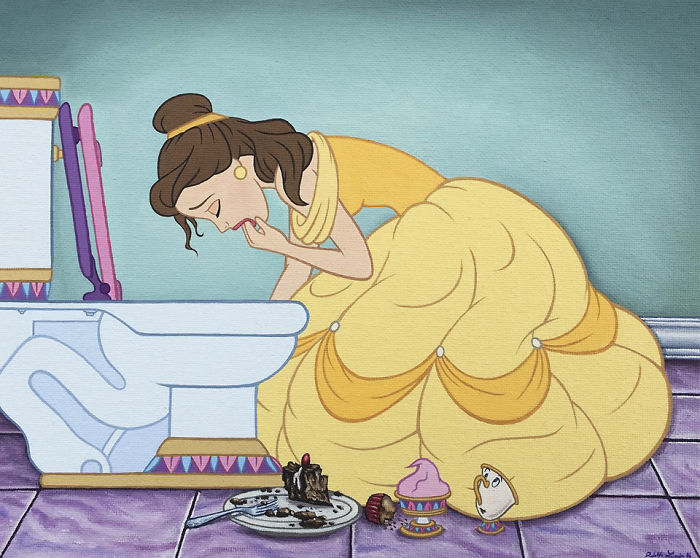 Belle with an eating disorder