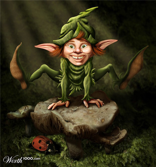 mythical creatures illustrations - goblin