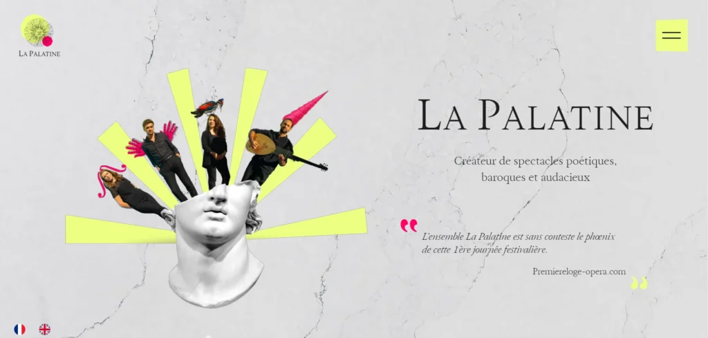 Ensemble La Palatine homepage