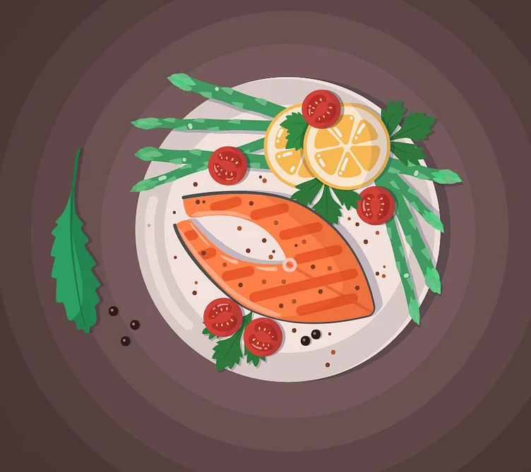 Food-vector-14 fish food illustrations