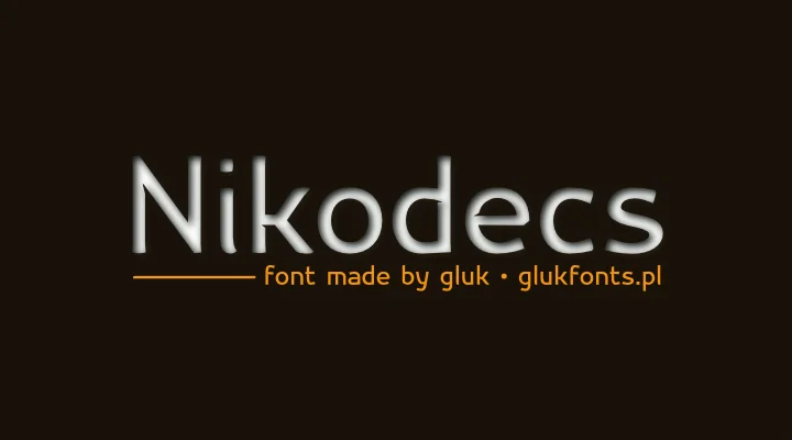 Nicodecs font
