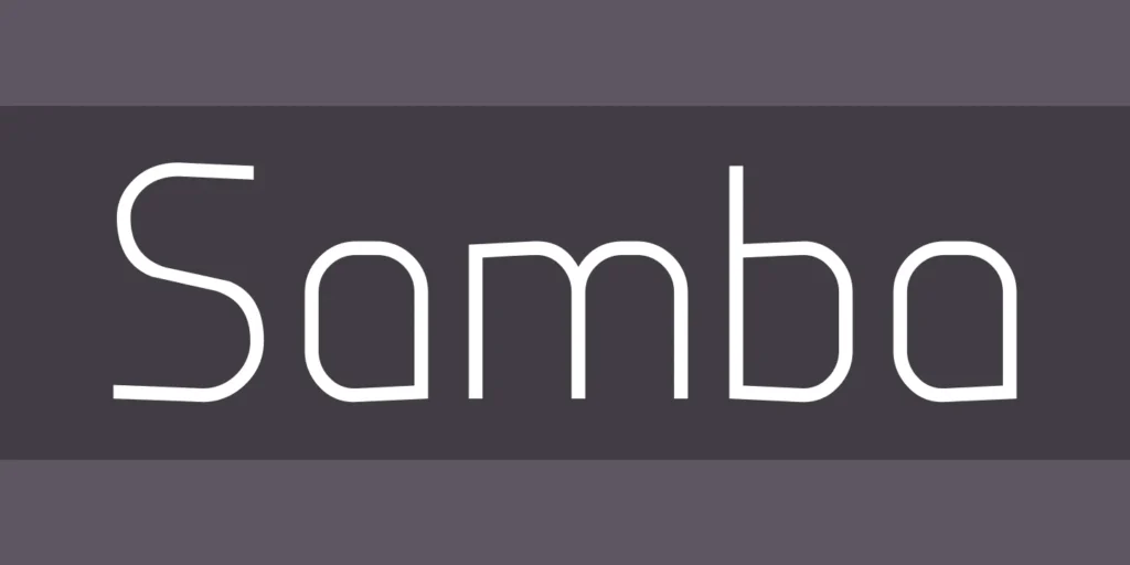 Samba font