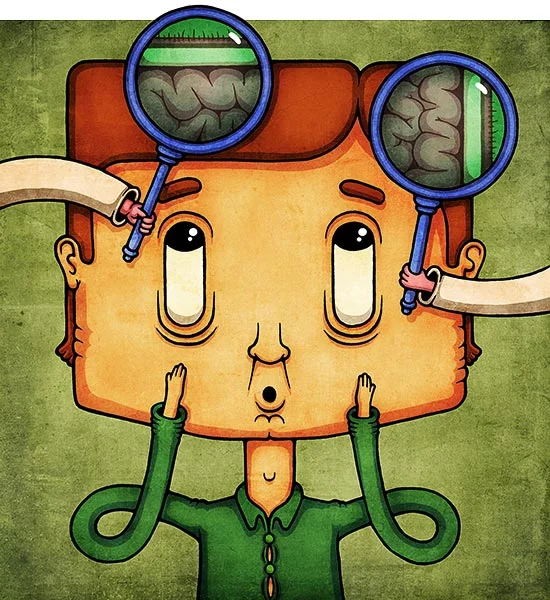 Human-emotions-vector-7 an illustration of a sick man being examined