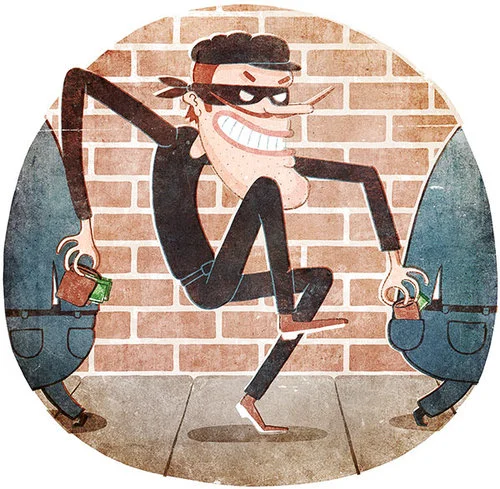 Human-emotions-vector-4 a thief stealing