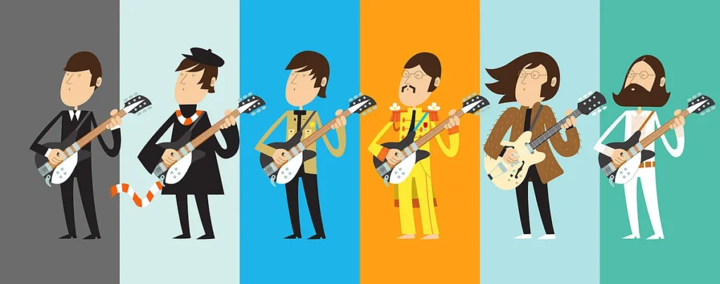 The Beatles Illustrations