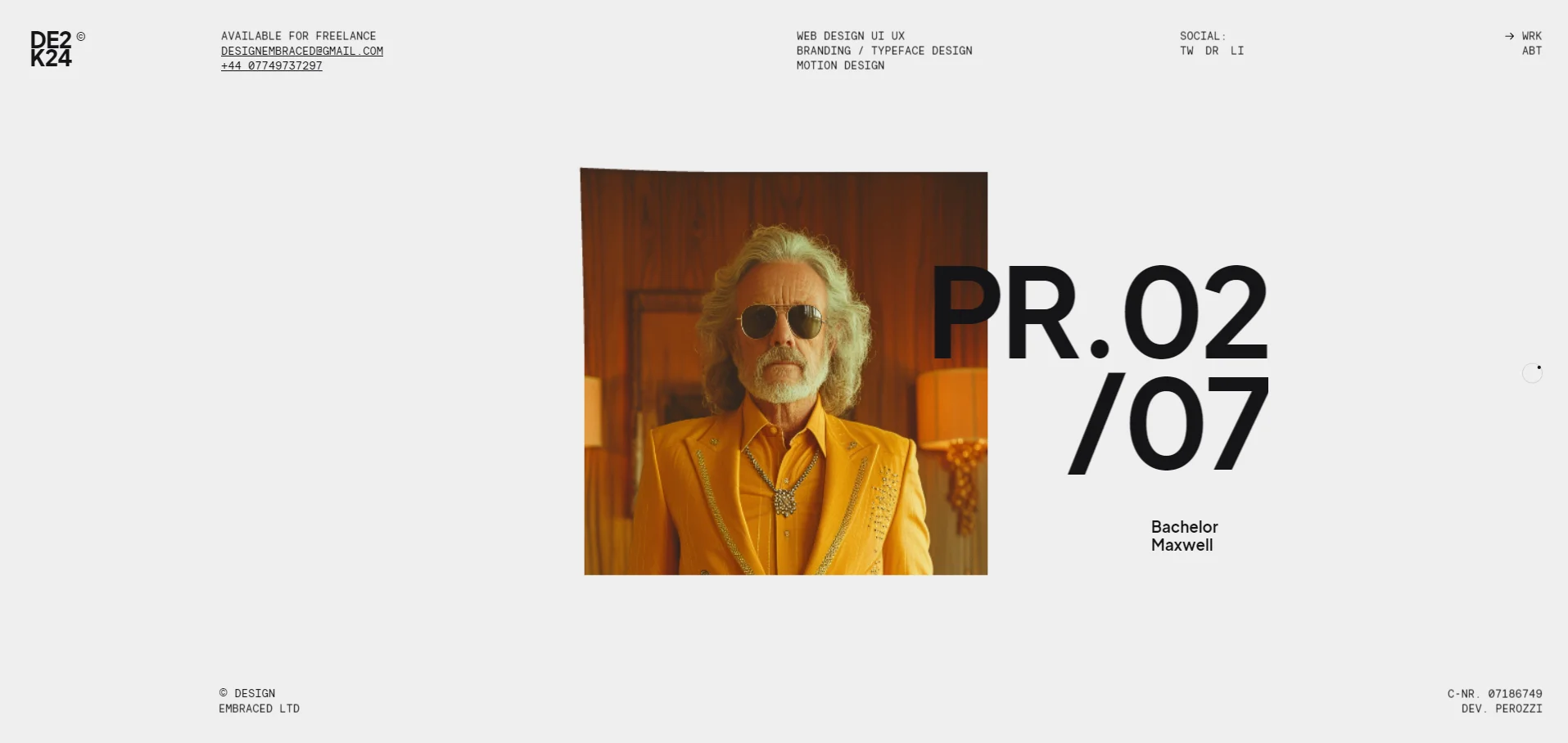 one page website designs