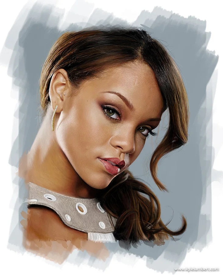 Rihanna painting