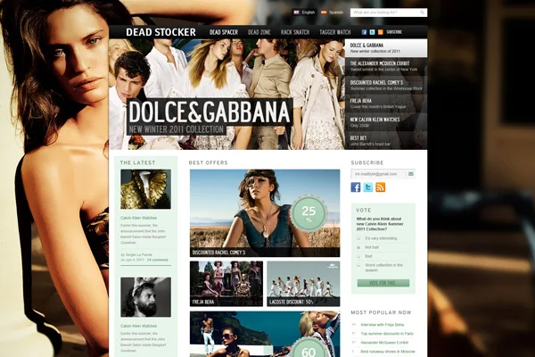 deadstocker_psd_theme Deadstock theme