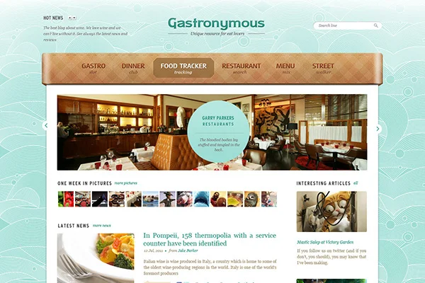 gastronymous_psd_theme psd website themes