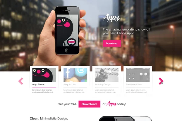 appz photoshop website templates