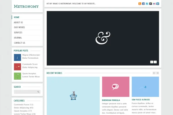 metronomy_homepage_psd Metronomy theme
