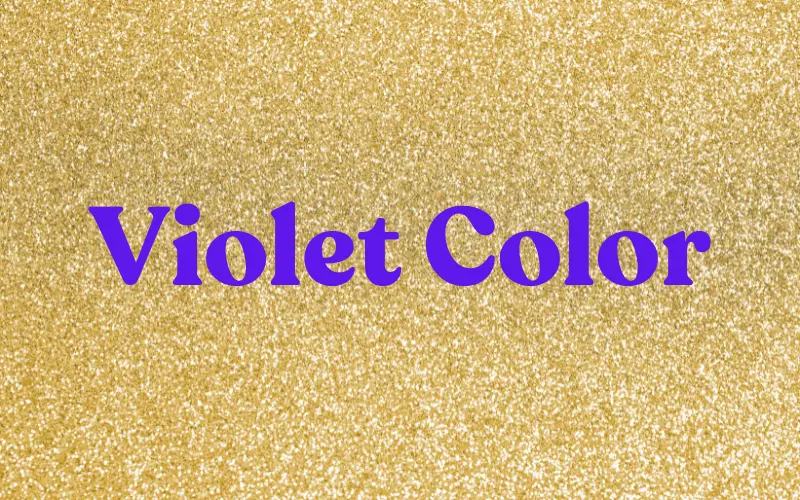 violet - What Color Font Looks Good on Gold background