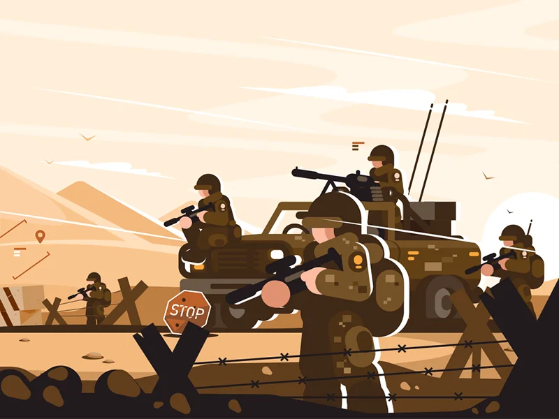 army illustrations