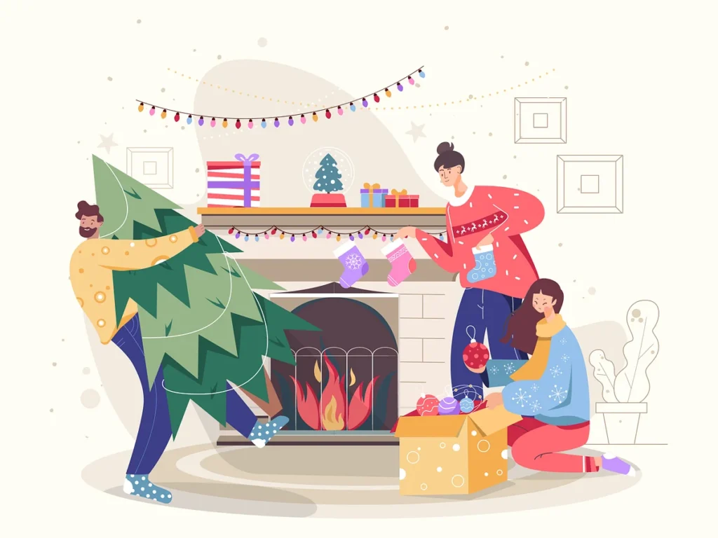 Christmas illustrations